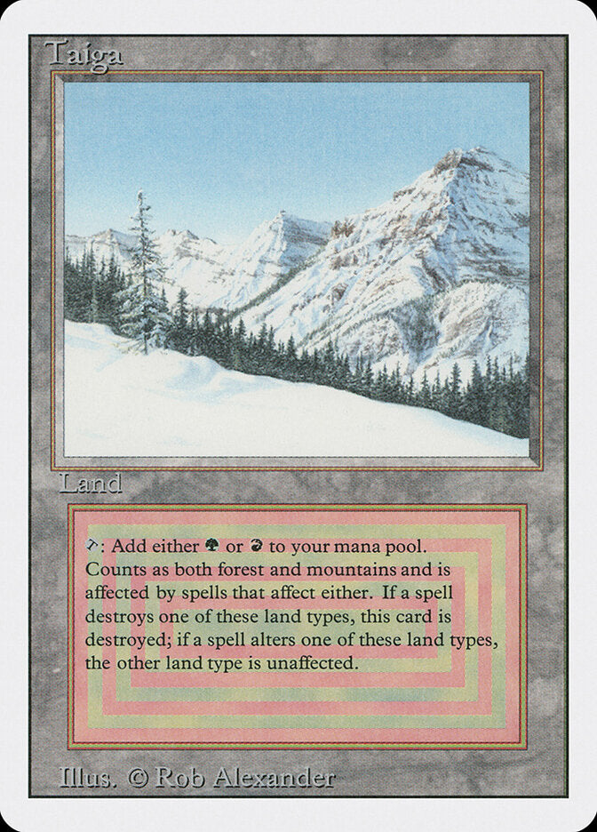 Taiga (3ED 287) — Scryfall