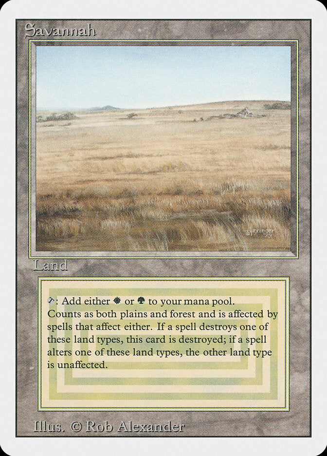 Savannah (3ED 285) — Scryfall