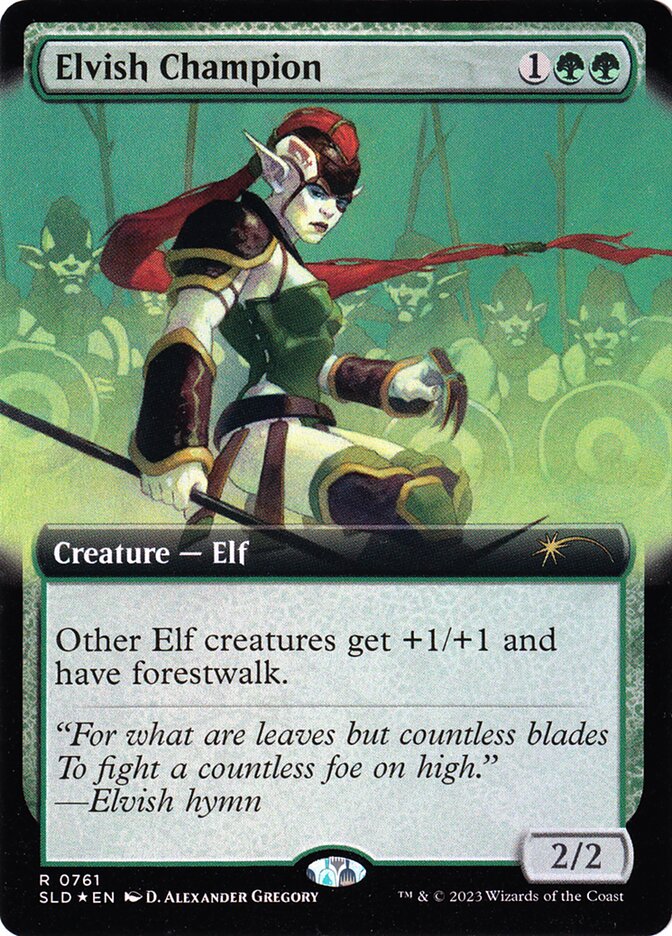 Elvish Champion (SLD 761) — Scryfall
