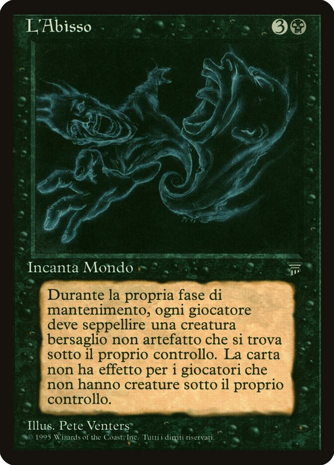 The Abyss (Legends) Light Play Italian