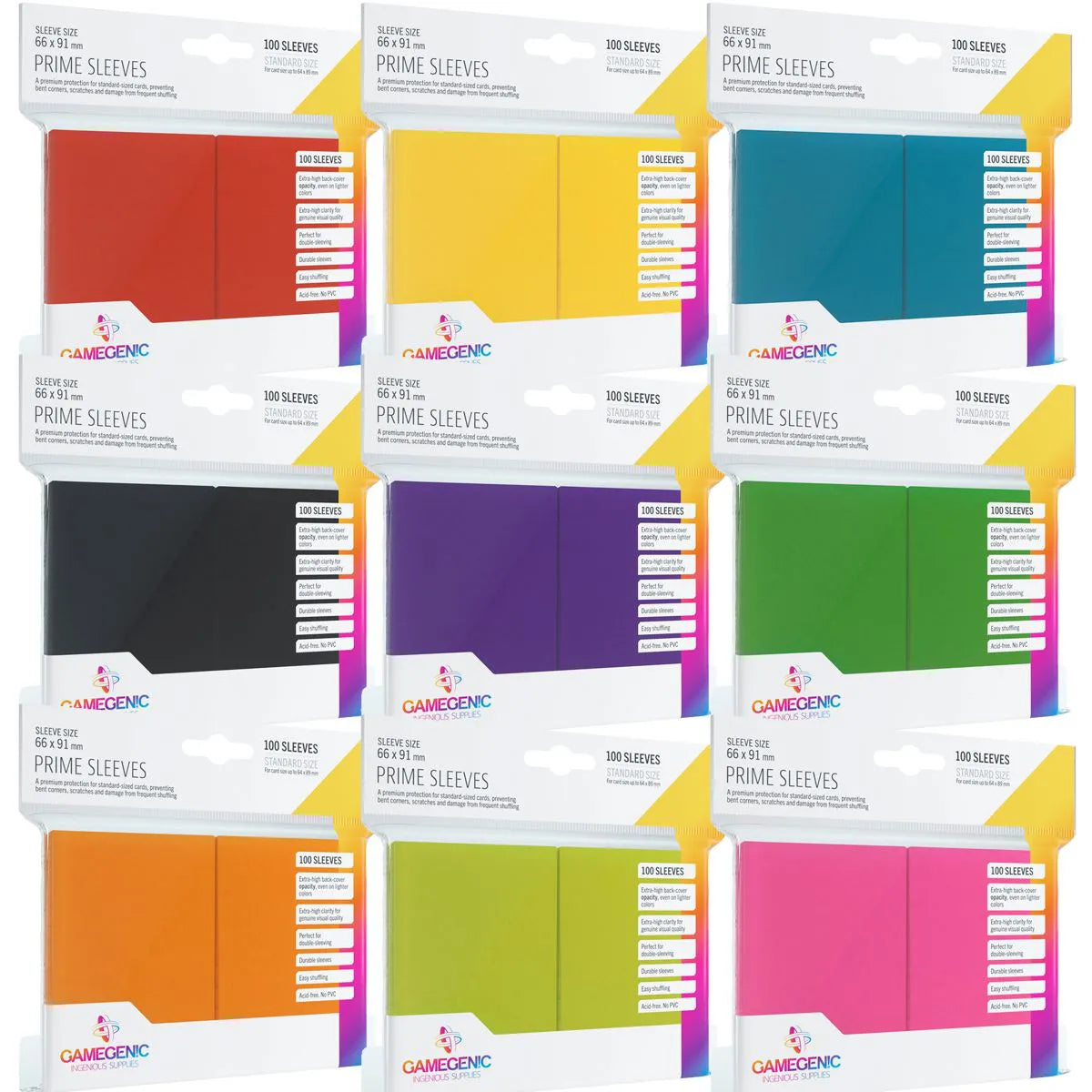 Gamegenic Prime Sleeves (100ct)