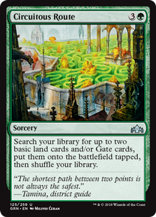 Circuitous Route (Guilds of Ravnica) Light Play