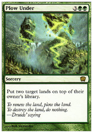 Plow Under (8th Edition) Medium Play Foil