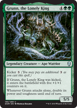 Grunn, the Lonely King (Dominaria) Medium Play