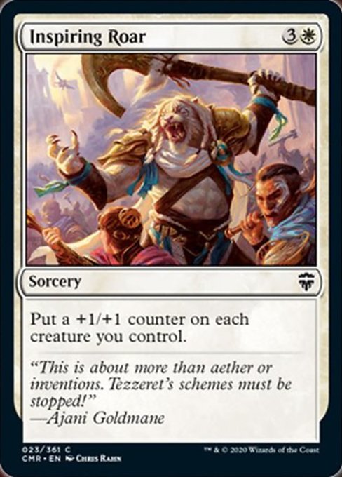 Inspiring Roar (Commander Legends) Medium Play Foil