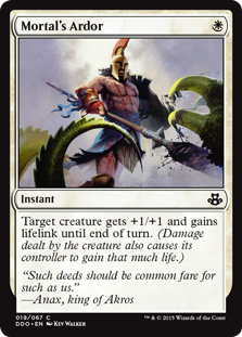 Mortal's Ardor (Duel Decks: Kiora vs Elspeth) Near Mint
