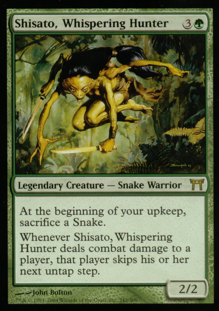 Shisato, Whispering Hunter (Champions of Kamigawa) Light Play
