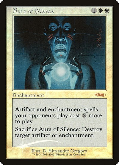 Aura of Silence (Promos: FNM) Near Mint Foil