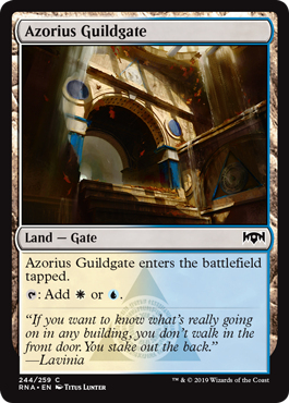 Azorius Guildgate 2 (Ravnica Allegiance) Medium Play