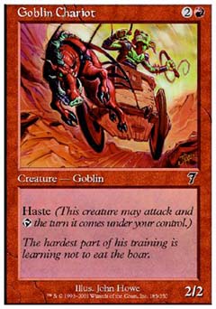 Goblin Chariot (7th Edition) Medium Play