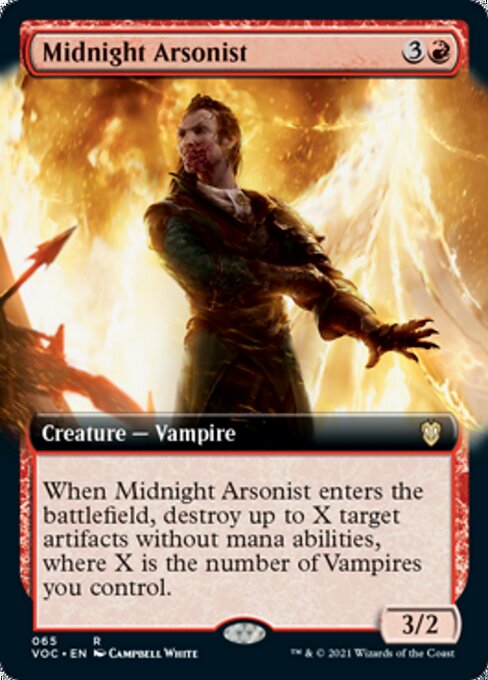Midnight Arsonist (65) (Commander 2021 Crimson Vow) Near Mint