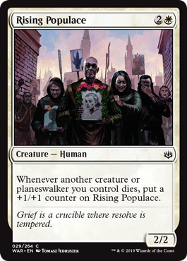 Rising Populace (War of the Spark) Light Play
