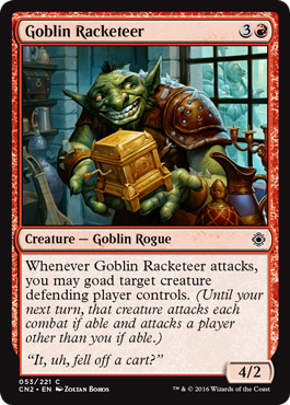 Goblin Racketeer (Conspiracy: Take the Crown) Near Mint