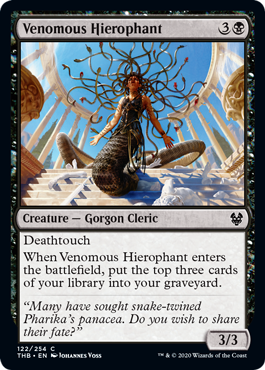 Venomous Hierophant (Theros Beyond Death) Near Mint Foil