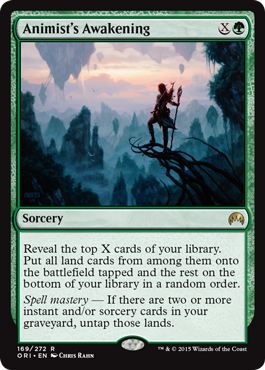 Animist's Awakening (Magic Origins) Medium Play