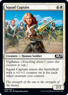 Squad Captain (Magic 2020 Core Set) Near Mint