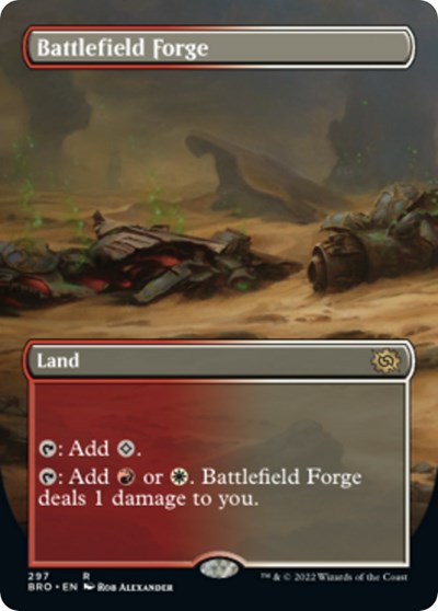 Battlefield Forge (Borderless) (The Brothers' War) Near Mint