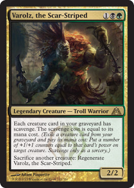 Varolz, the Scar-Striped (Dragon's Maze) Near Mint Foil