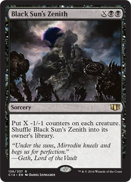 Black Sun's Zenith (Commander 2014 Edition) Near Mint