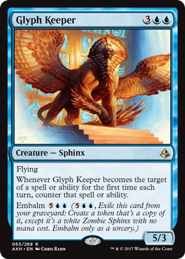 Glyph Keeper (Amonkhet) Light Play Foil