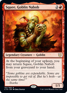 Squee, Goblin Nabob (Commander 2019) Near Mint