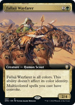 Fallaji Wayfarer (Extended Art) (Commander: Dominaria United) Near Mint