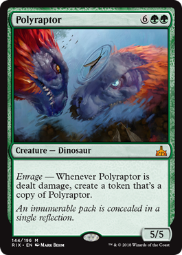 Polyraptor (Rivals of Ixalan) Medium Play