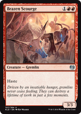 Brazen Scourge (Kaladesh) Near Mint Foil