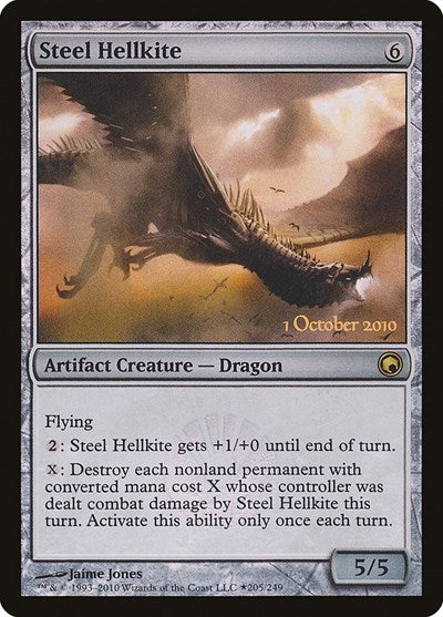Steel Hellkite (Promos: Launch Party and Release Event) Damaged / Poor Foil