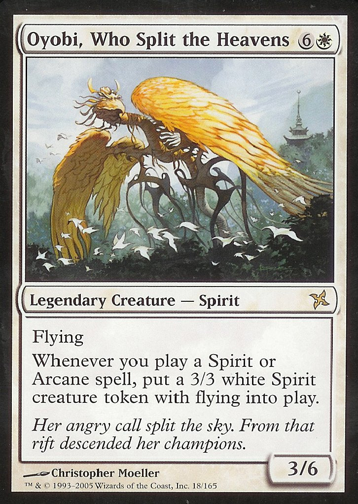 Oyobi, Who Split the Heavens (Betrayers of Kamigawa) Medium Play