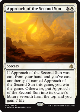 Approach of the Second Sun (Amonkhet) Medium Play Foil