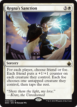 Regna's Sanction (Battlebond) Near Mint