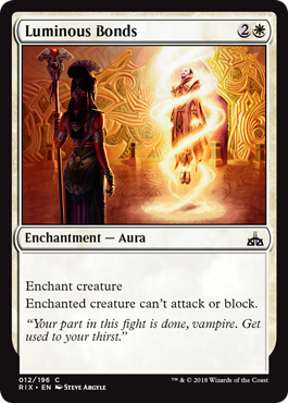 Luminous Bonds (Rivals of Ixalan) Near Mint