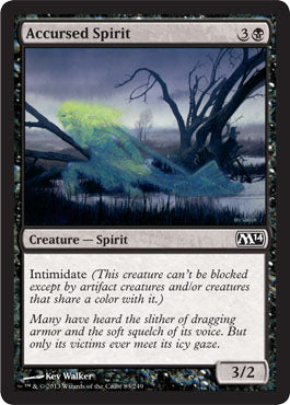 Accursed Spirit (Magic 2014 Core Set) Medium Play