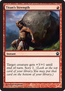 Titan's Strength (Theros) Medium Play