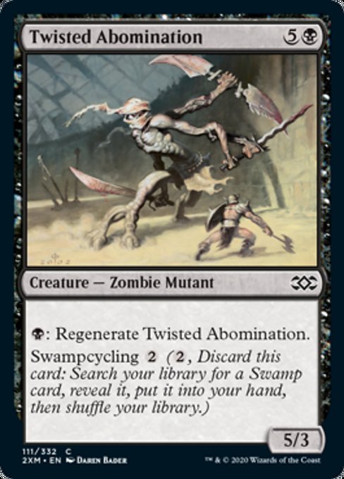Twisted Abomination (Double Masters) Near Mint Foil