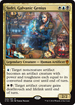 Sydri, Galvanic Genius (Commander 2016 Edition) Light Play