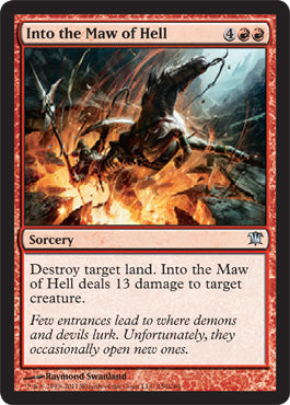 Into the Maw of Hell (Innistrad) Near Mint Foil
