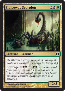 Sluiceway Scorpion (Return to Ravnica) Light Play Foil