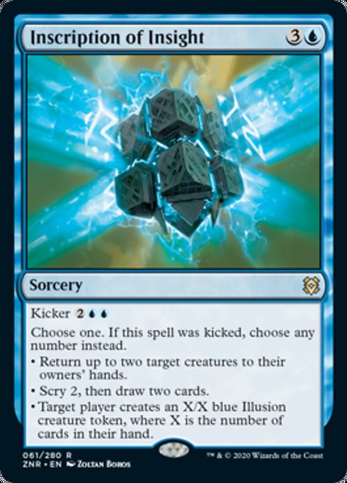 Inscription of Insight (Zendikar Rising) Near Mint