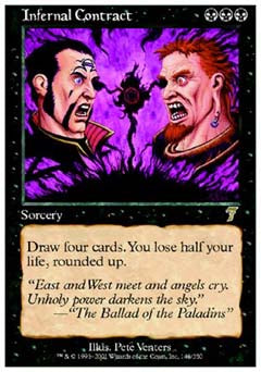 Infernal Contract (7th Edition) Light Play