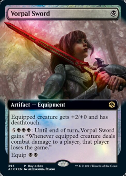 Vorpal Sword (BIBB Promo) (Adventures in the Forgotten Realms) Near Mint Foil