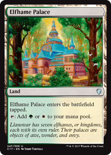 Elfhame Palace (Commander 2017) Light Play