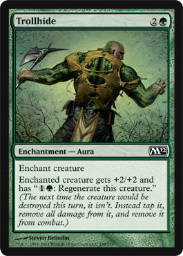 Trollhide (Magic 2012 Core Set) Light Play