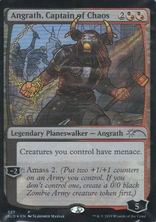 Angrath, Captain of Chaos Stained Glass (Secret Lair) Near Mint Foil
