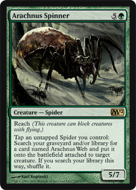Arachnus Spinner (Magic 2012 Core Set) Near Mint Foil