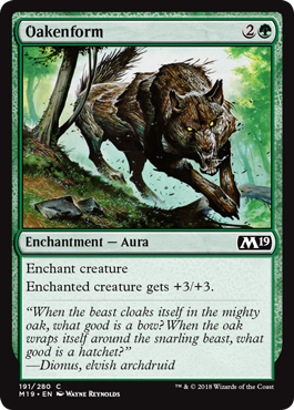 Oakenform (Magic 2019 Core Set) Near Mint