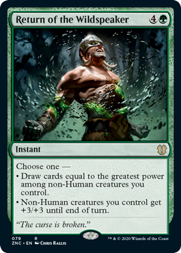 Return of the Wildspeaker (Commander 2020 Zendikar Rising) Near Mint
