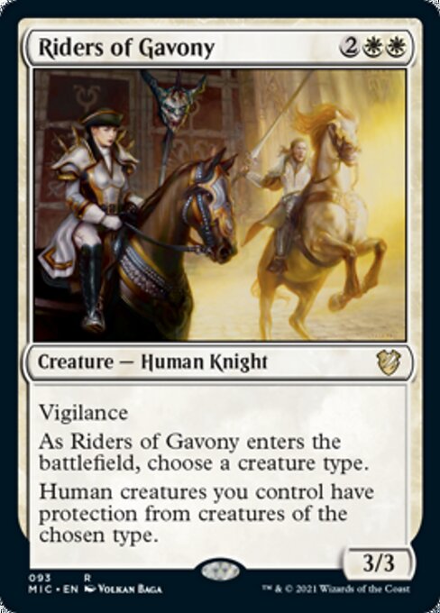 Riders of Gavony (Commander 2021 Midnight Hunt) Near Mint
