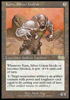 Karn, Silver Golem (Urza's Saga) Near Mint